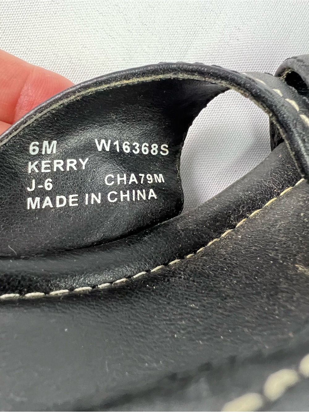 Tommy Hilfiger Kerry Black Sandal Wedge Size 6 - Picture 7 of 11